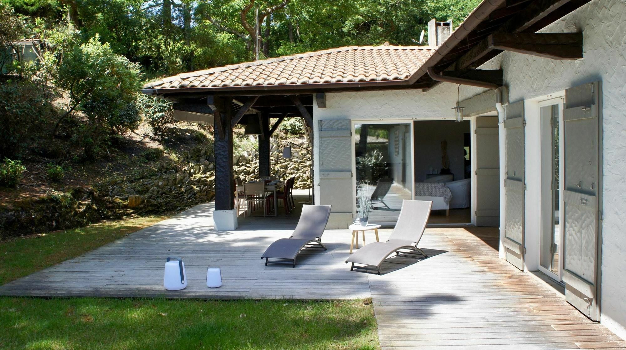 House With 4 Rooms In Arcachon With Enclosed Garden Экстерьер фото